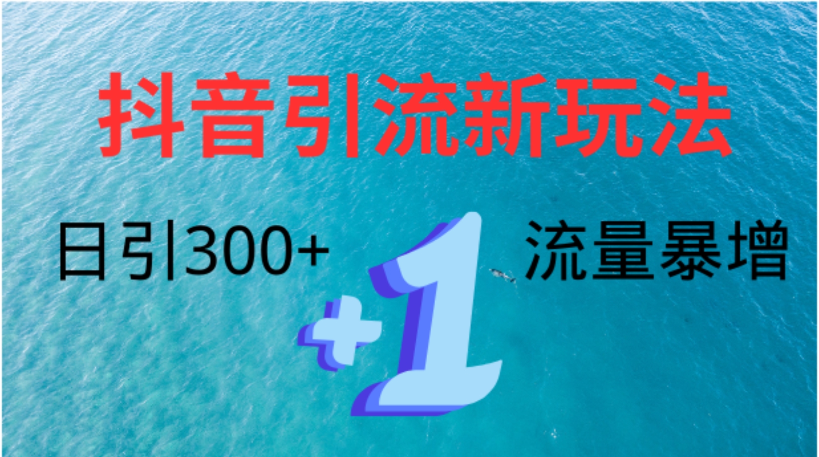创业粉高效引流，抖音工具号玩法4.0，日引300+-项目网资源站