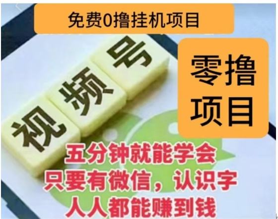 微信视频号挂机零成本撸米项目，单号一天收益多米，帐号越多收益就越高！-项目网资源站