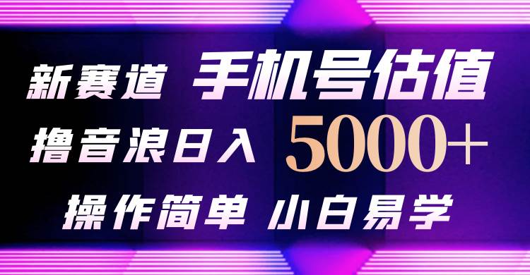 抖音不出境直播【手机号估值】最新撸音浪，日入5000+，简单易学，适合…-项目网资源站