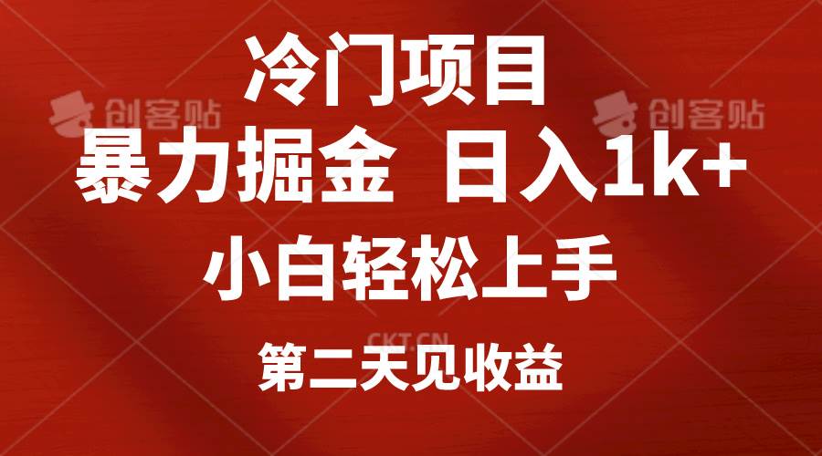 冷门项目，靠一款软件定制头像引流 日入1000+小白轻松上手，第二天见收益-项目网资源站