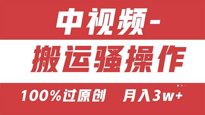 【中视频新思路】双重去重100%过原创，无脑搬运一键多渠道发布，一人可…-项目网资源站