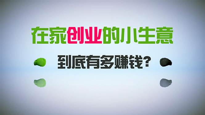 在家创业，日引300+创业粉，一年收入30万，闷声发财的小生意，比打工强-项目网资源站