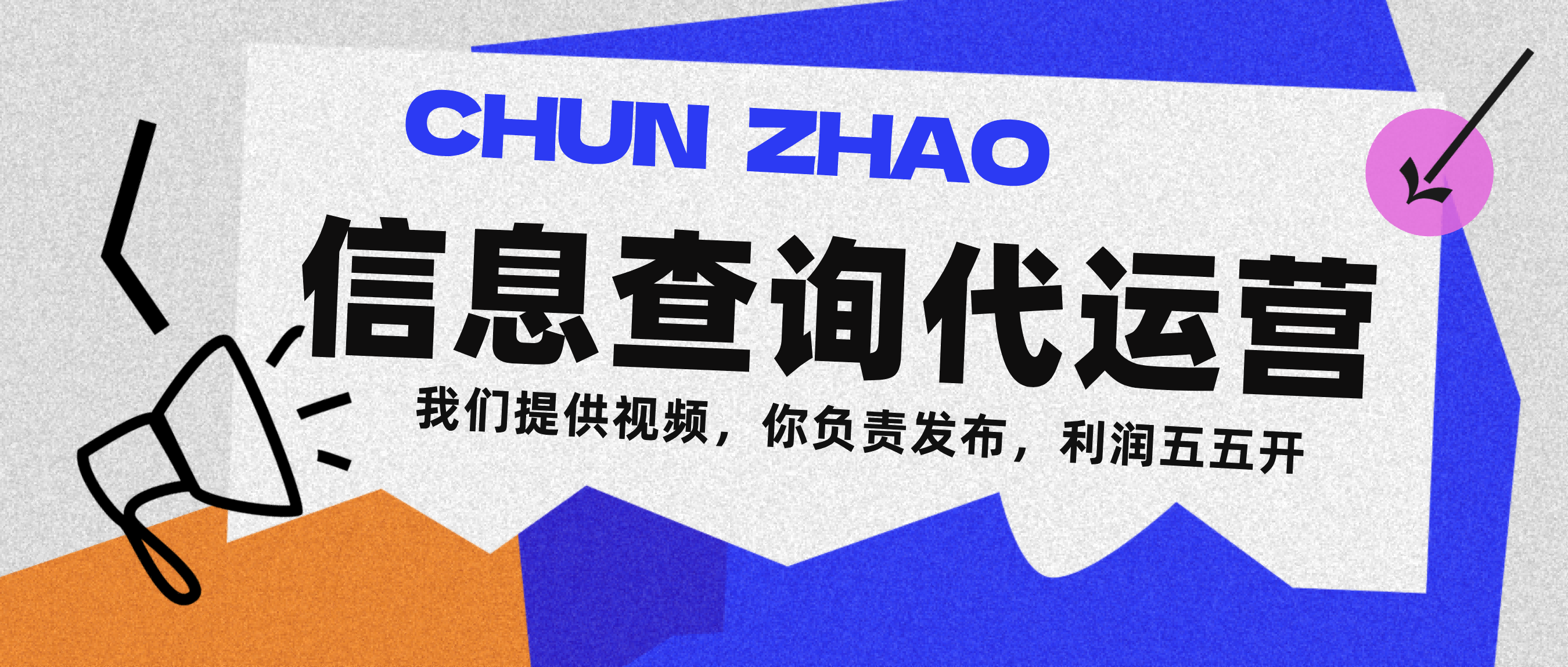 信息查询代运营小众蓝海爆款项目，每天发发视频，单日稳定变现500+-项目网
