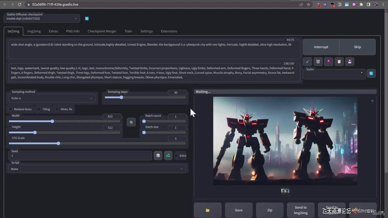 终极 Stable Diffusion + ChatGPT AI绘画及模型训练课程-中英字幕-项目网