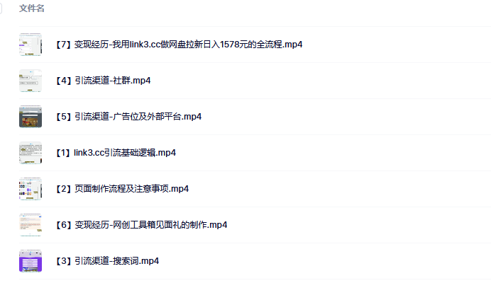 link3.cc聚合链接引流，日引流50＋精准粉-项目网