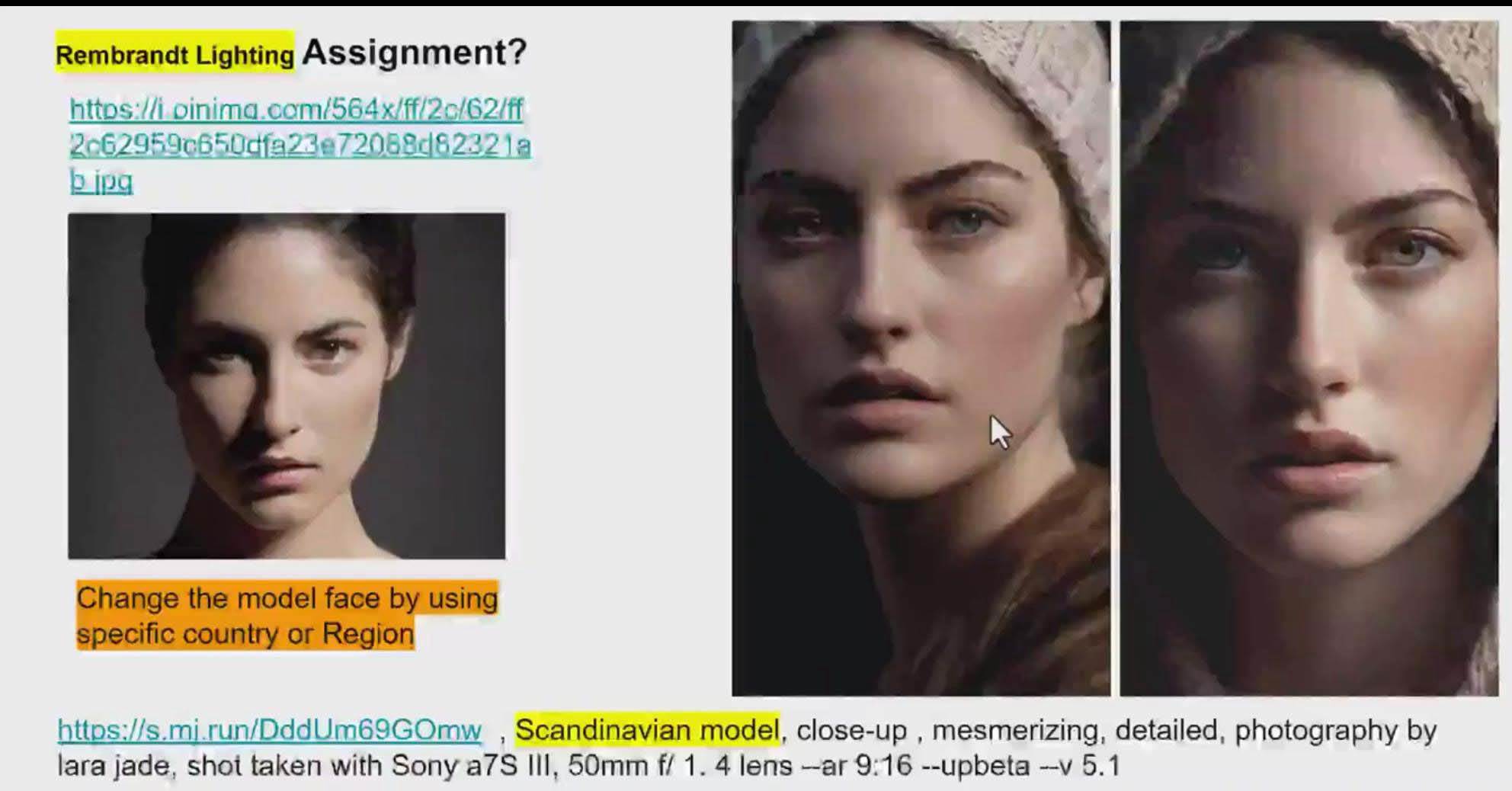 Midjourney v5 ChatGPT 和 Bard AI人工智能人像摄影大师班-15节-中英字幕-项目网