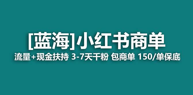【蓝海项目】小红书商单！长期稳定 7天变现 商单一口价包分配 轻松月入过万-项目网