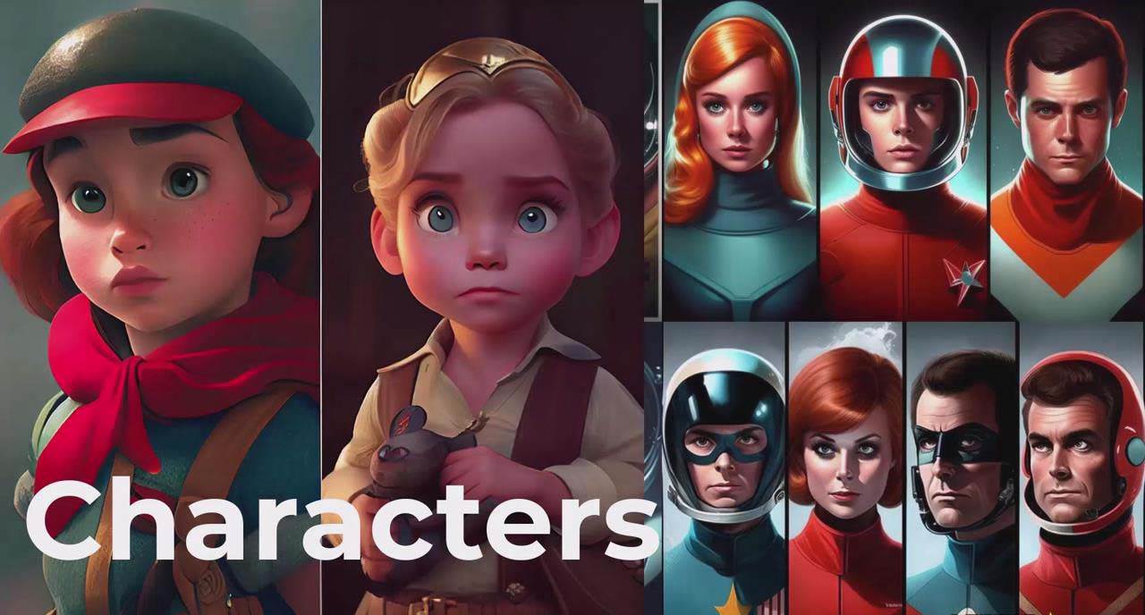 掌握 MidJourney V5 AI + ChatGPT创建一致的角色设计图像-22节课-中英字幕-项目网