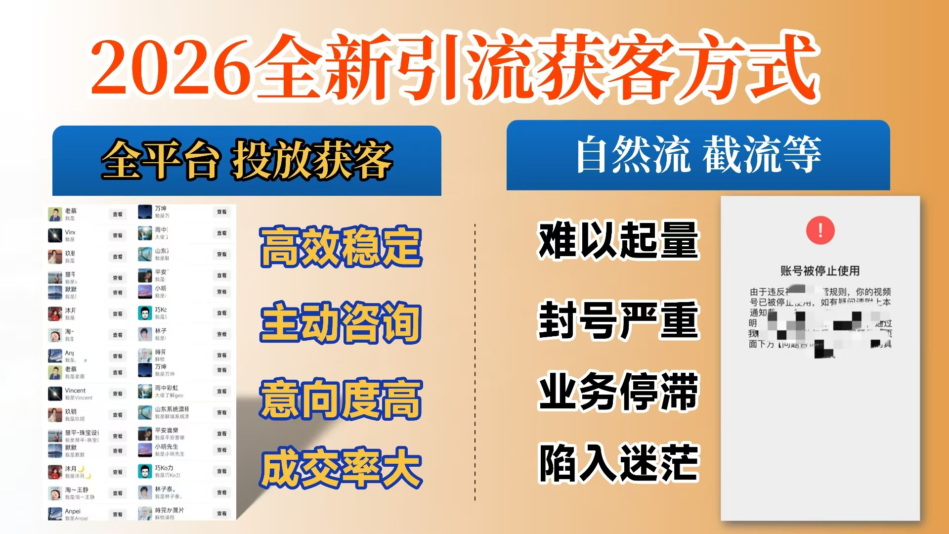 【首发】打破获客壁垒,如何利用投放实现财富自由与事业升级-项目网